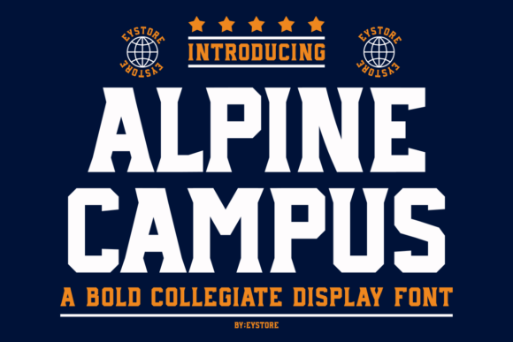 Alpine Campus: The Varsity Font That Brings Energy to Your Brand