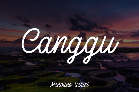 Canggu: The Handwritten Font for Authentic Brand Stories
