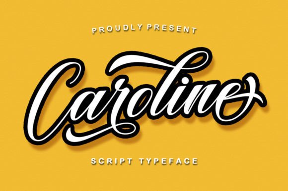 Caroline: A Retro Font That Instantly Grabs Attention