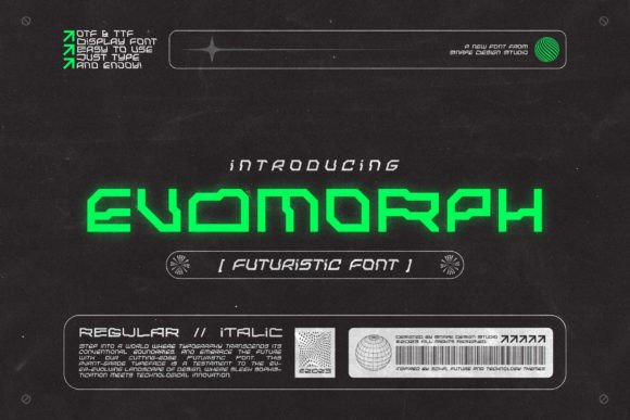 Evomorph: The Futuristic Font Redefining Modern Design