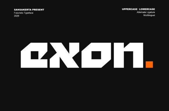Exon: The Futuristic Display Font for Digital Realities