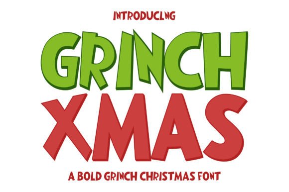 Grinch Xmas: A Playful Font for Holiday Creative Projects
