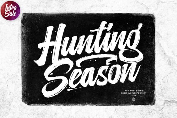Hunting Season: A Font That Captures Bold, Handwritten Energy