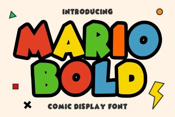 Mario Bold: Inject Playful Energy Into Your Creative Projects