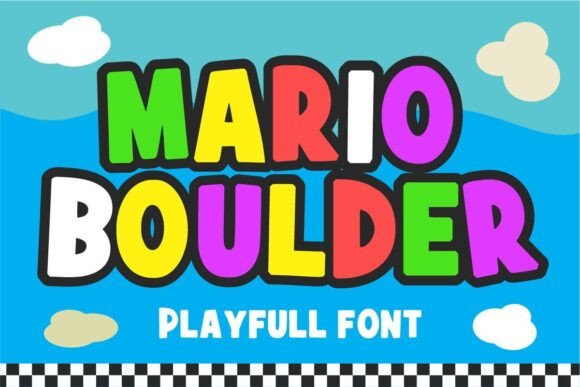 Mario Boulder: The Playful Font That Makes Designs Pop