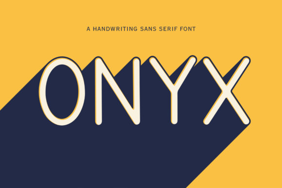 Onyx: A Sans-Serif Typeface for Modern Visual Impact