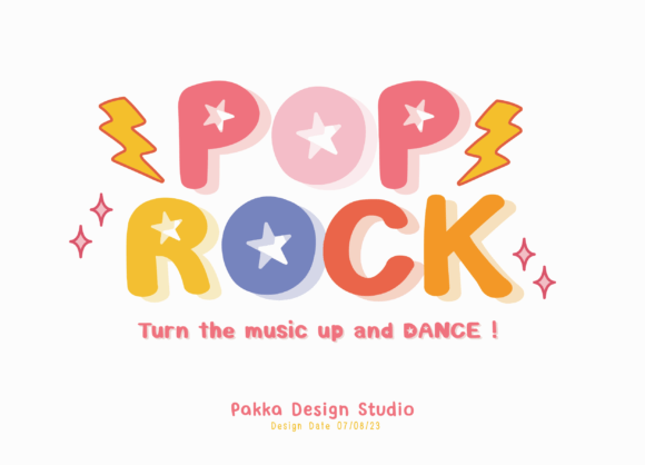 Pop Rock: A Font That Captures the Energy of a Live Show
