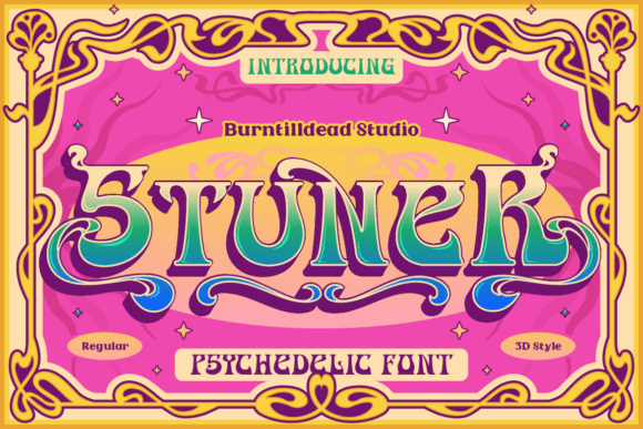 Stuner: Your Ticket to Psychedelic, Retro-Futuristic Design