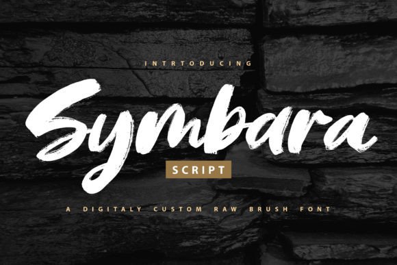 Symbara: The Handwritten Brush Font with Bold Character