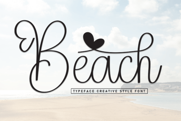 The Handwritten Charm of the Beach Font