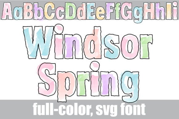 Windsor Spring: A Watercolor Typeface for Modern Brands