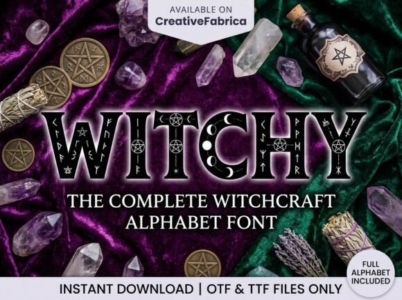 Witchy: The Slab-Serif Font That Weaves Occult Symbolism Into Your Design